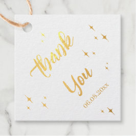 Para Recuerdos Etiquetas de Relieve metalizado cuadrado a favor d