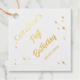 Para Recuerdos Etiquetas de Relieve metalizado cuadrado favorecen