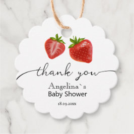 Para Recuerdos Etiquetas Favorables Gracias Baby Shower.