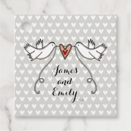 Para Recuerdos Etiquetas favoritas de bodas de palomas blancas pe