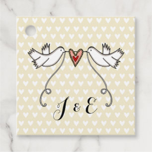 Para Recuerdos Etiquetas favoritas de bodas de palomas blancas pe
