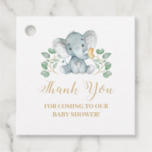 Para Recuerdos Etiquetas favoritas de Elephant Baby Shower