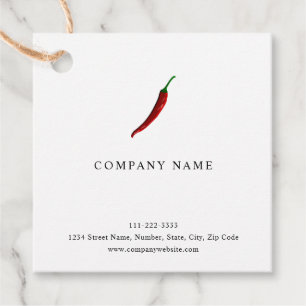 Para Recuerdos Etiquetas favoritas de pepino chile rojo