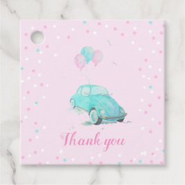 Para Recuerdos Etiquetas favoritas del Chica Baby Shower de color