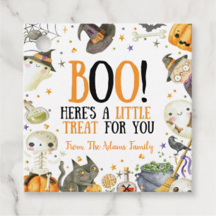 Para Recuerdos Etiquetas favoritas espeluznantes de Halloween