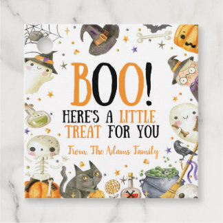 Para Recuerdos Etiquetas favoritas espeluznantes de Halloween