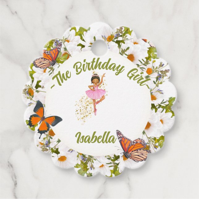 Para Recuerdos Etiquetas redondas lobuladas (Anverso)