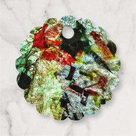 Para Recuerdos Favor Etiquetas paquete abstracto blanco