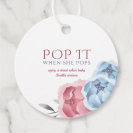 Para Recuerdos Floral acuarela cuando ella hace etiquetas favorit