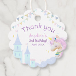 Para Recuerdos Las Etiquetas Favor tienen un unicornio lindo.