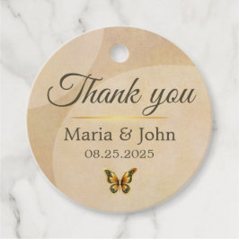 Para Recuerdos Las mariposas doradas favorecen las etiquetas