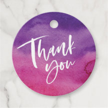 Pink Purple Ombre Gracias a las etiquetas