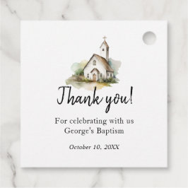 Para Recuerdos Primera comunión, etiquetas de favor floral del ba