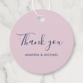 Para Recuerdos Sencilla boda moderna Favor Gracias Etiquetas de R