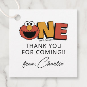 Para Recuerdos Sesame Street Elmo - Etiquetas de agradecimiento
