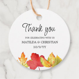 Para Recuerdos todas las etiquetas favoritas de boda de hojas