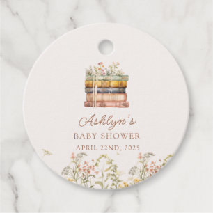 Para Recuerdos Un nuevo capítulo inicia etiquetas Baby Shower Fav