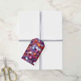 Para Regalos 10 Etiquetas de Regalo Bokeh Ciruela Violeta Luces
