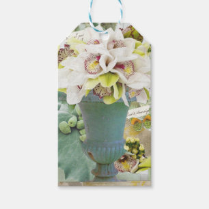 Para Regalos 10 etiquetas de regalo con orquídeas