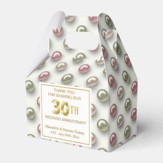 Para Regalos 30.º Aniversario de la Perla Caja de Favor
