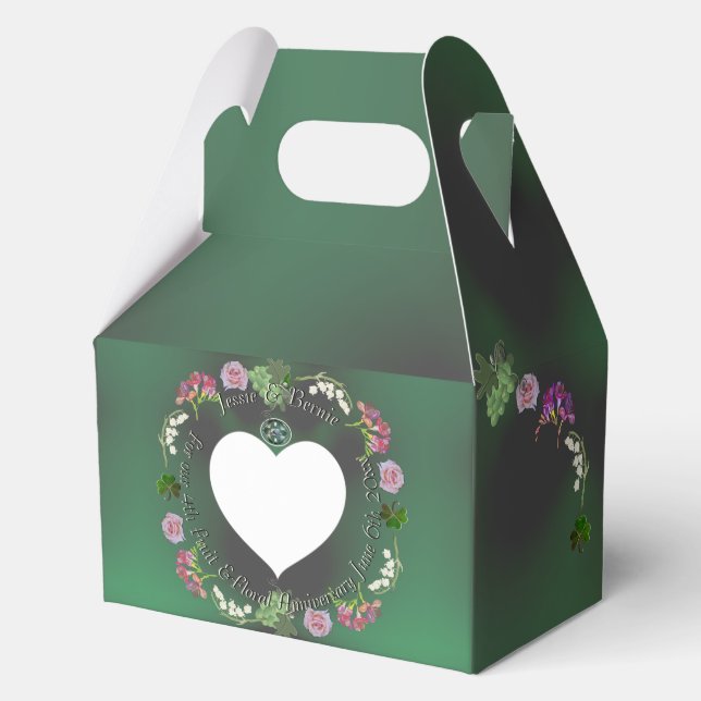 Para Regalos 4.ª Caja De Frutas Y Favor Floral (Anverso)