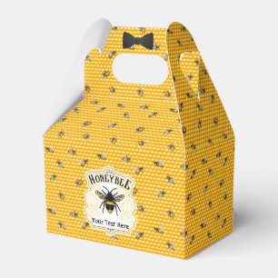 Para Regalos Abejas de miel personalizan caja de favores