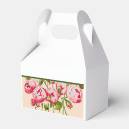 Para Regalos Abundancia Rosa en una caja de favores de frontón