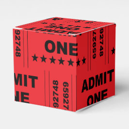 Para Regalos "Admit One" (Admitir una) caja de favoritos clásic