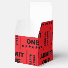 Para Regalos "Admit One" (Admitir una) caja de favoritos clásic