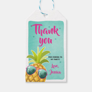 Para Regalos Aloha gracias etiquetas Tropical Pineapple Luau
