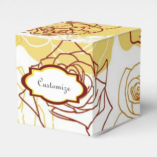 Para Regalos Amistad y alegría Rosas Amarillas Caja de Favor de