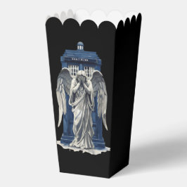 Para Regalos Ángel de llanto con la caja azul de la policía 1