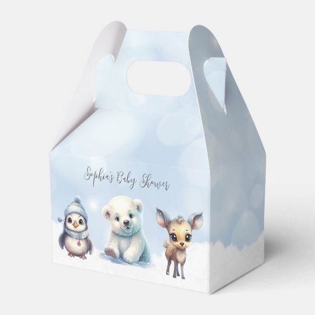 Para Regalos Animales de invierno fríos fuera de la caja de fav (Front Side)