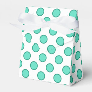 Para Regalos Aqua y el polka blanco dan preferencia a la caja