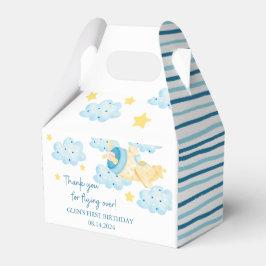 Para Regalos Arriba y lejos la caja de favoritos del avión azul