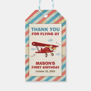 Para Regalos Avión gracias etiquetas Vintage Adventure Travel