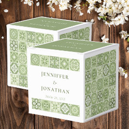 Para Regalos Baldosas verdes españolas caja de favores