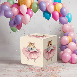 Para Regalos Ballerina Hamster Chicas Caja de Favor de Cumpleañ