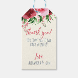 Para Regalos Bandera de etiquetas de regalo de Baby Shower