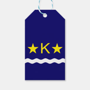 Para Regalos Bandera de Kinshasa, etiquetas de regalo del Congo
