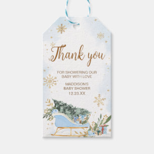 Para Regalos Bebé azul hace frío afuera de las etiquetas de fav