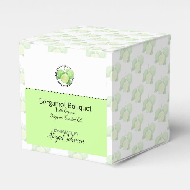 Para Regalos Bergamot Wildflower | Caja de Baño y Embalaje Corp (Costado Anverso)