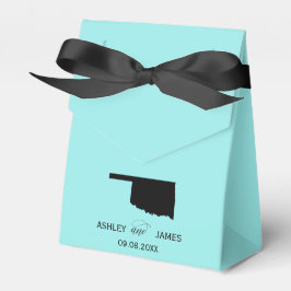 Para Regalos Bienvenidos bodas a la caja de favores de Oklahoma
