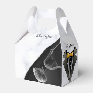 Para Regalos Blanco moderno - Caja de regalo de abstracto de má