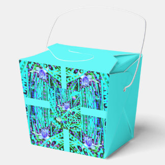 Para Regalos Blue Heart Moon & Wonder Blue Rosa Caja de recepci