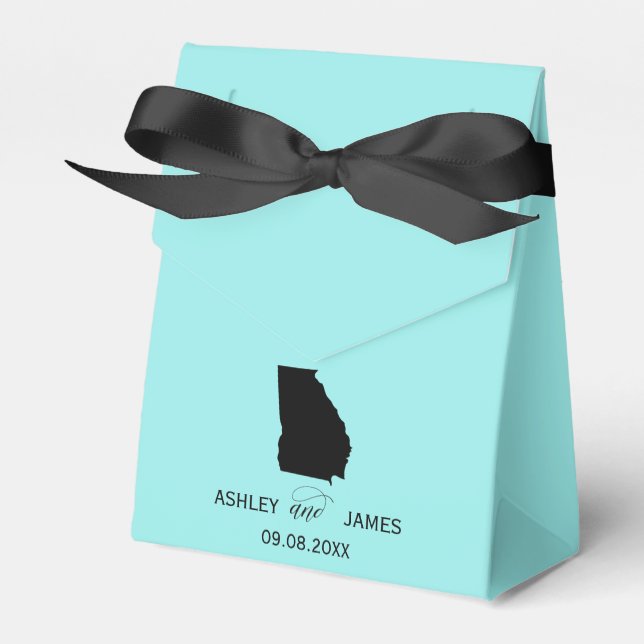 Para Regalos Boda Bienvenidos al Mapa Estatal de Caja Favorita  (Front Side)