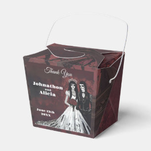 Para Regalos Boda gótico Gracias caja de mantenimiento de Gótic