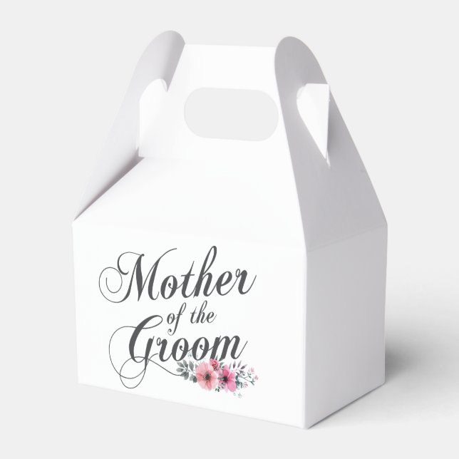 Para Regalos Boda Simple de la Madre del Novio | caja de Favor (Front Side)