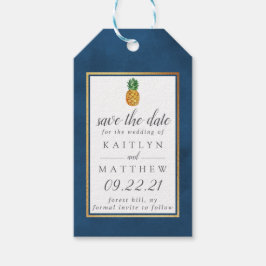 Para Regalos Boda Tropical De Piña Salva Las Etiquetas De Regal