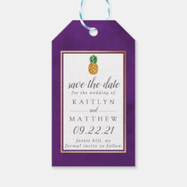 Para Regalos Boda Tropical De Piña Salva Las Etiquetas De Regal